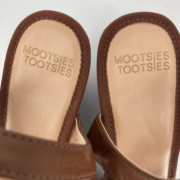 Mootsies Tootsies Molalitak Brown Snake Skin Wedge Sandals - Picture 10 of 10